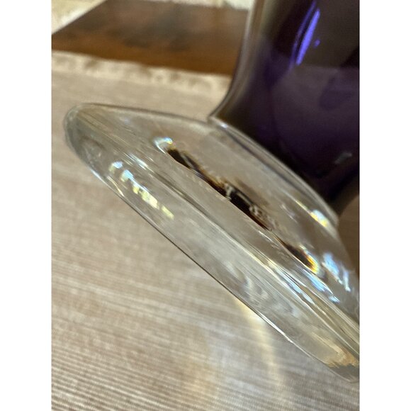 Limited Edition Princess Diana Charity Vase The Work Continues Amethyst Glass - Picture 6 of 15